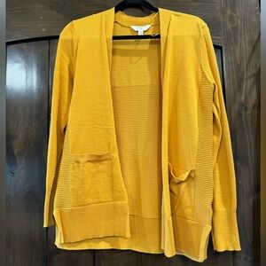 Yellow Cardigan NWOT